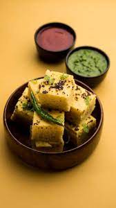 khaman dhokla and chutney